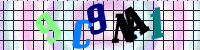 Blue Captcha Image
