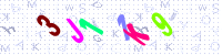Blue Captcha Image