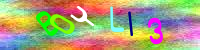 Blue Captcha Image